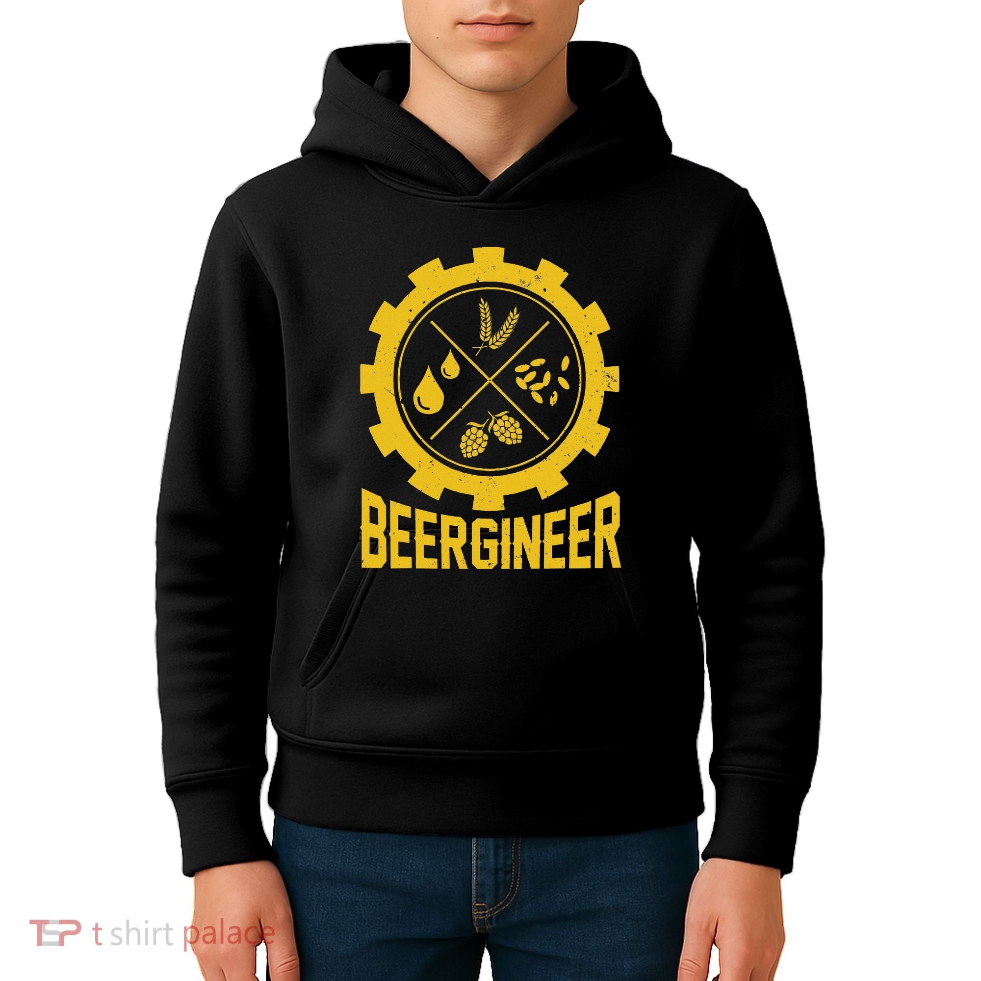 Beergineer Homebrew Home Brewing Craft Beer Brewer Kids Hoodie