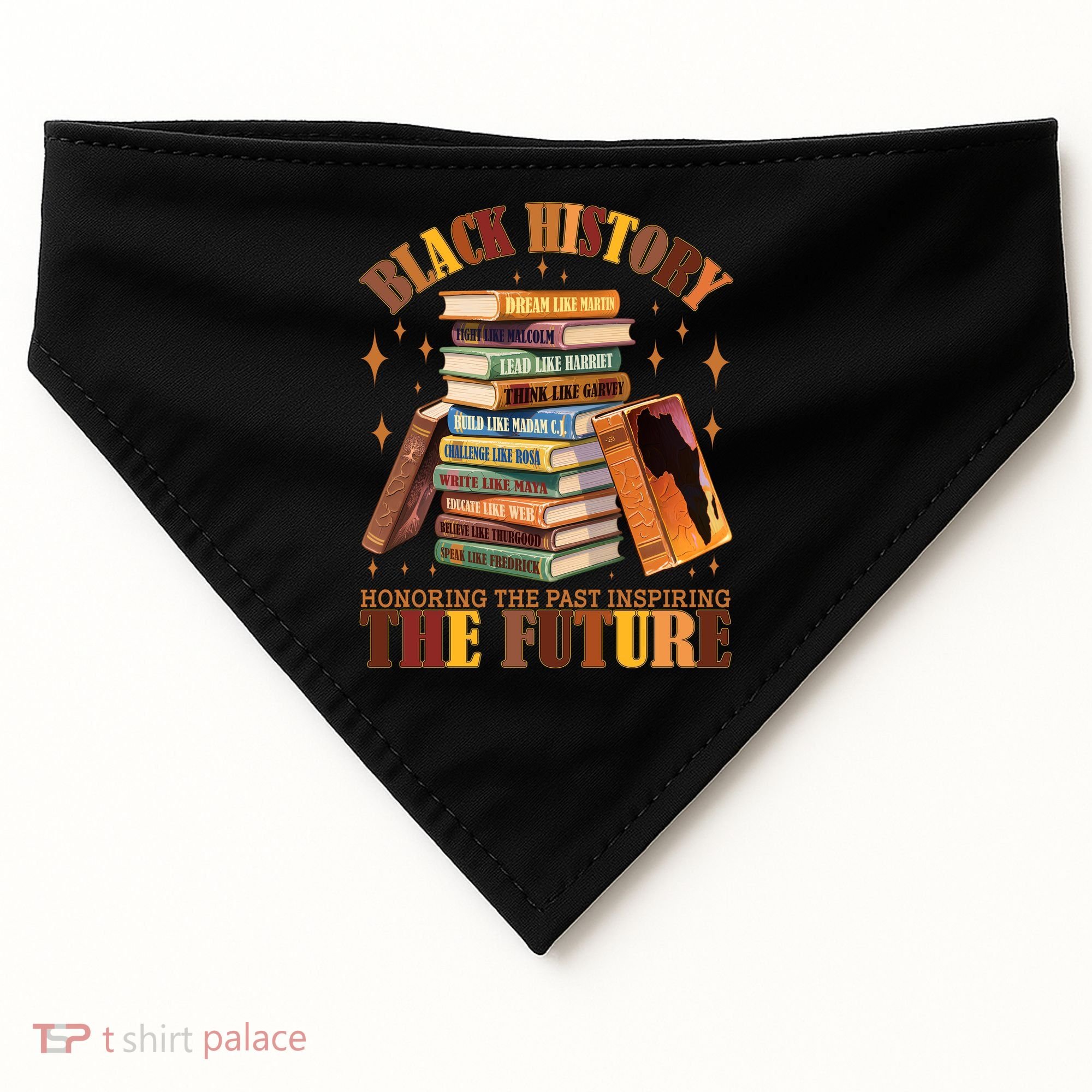 Black History Honoring The Past Inspiring The Future USA-Made Doggie Bandana
