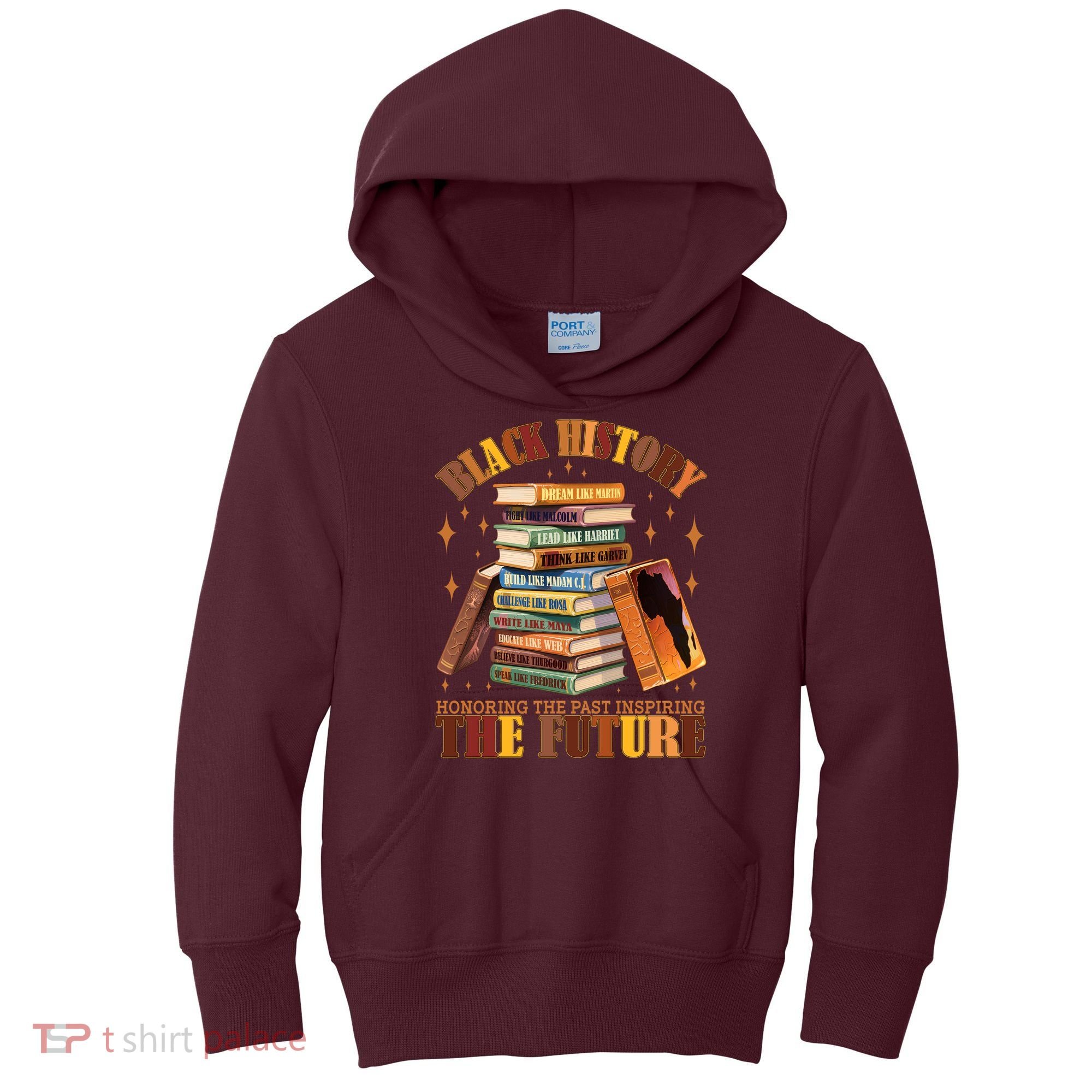 Black History Honoring The Past Inspiring The Future Kids Hoodie