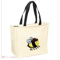 Bee Haw Honeybee Yeehaw Cow Ranch Bumblebee Farm Cow Tote Bag thumb 2