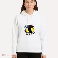 Bee Haw Honeybee Yeehaw Cow Ranch Bumblebee Farm Cow Hoodie thumb 5