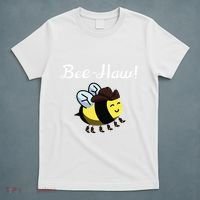 Bee Haw Honeybee Yeehaw Cow Ranch Bumblebee Farm Cow T-Shirt thumb 5