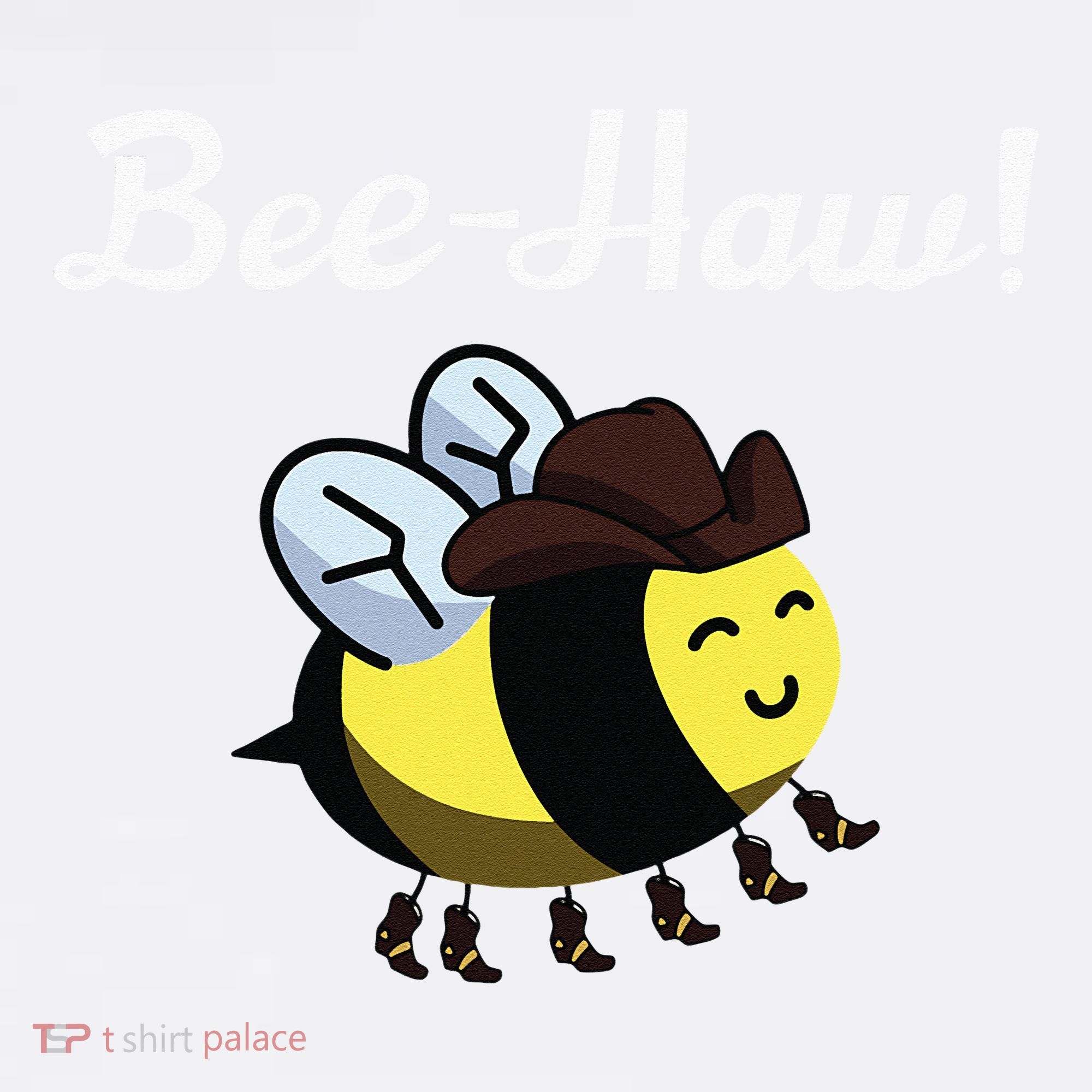 Bee Haw Honeybee Yeehaw Cow Ranch Bumblebee Farm Cow T-Shirt