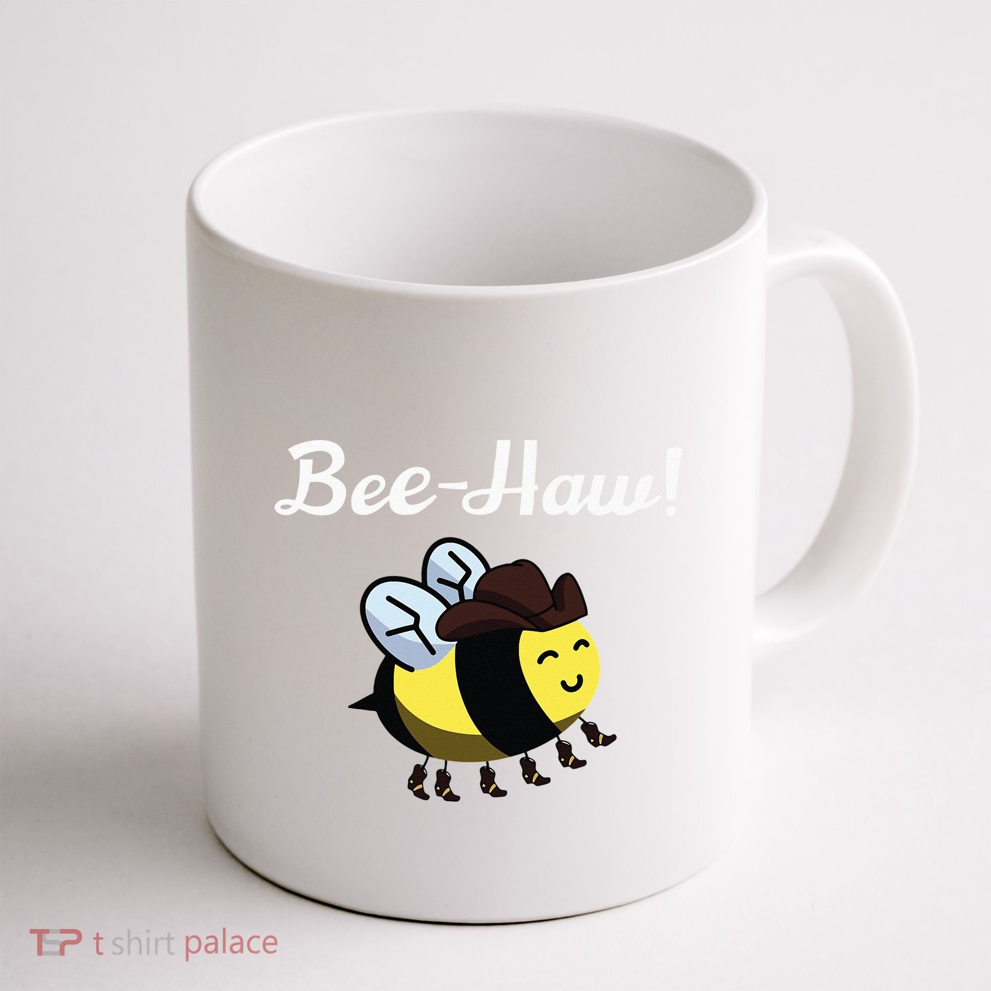 Bee Haw Honeybee Yeehaw Cow Ranch Bumblebee Farm Cow Coffee Mug