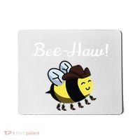 Bee Haw Honeybee Yeehaw Cow Ranch Bumblebee Farm Cow Mousepad thumb 0