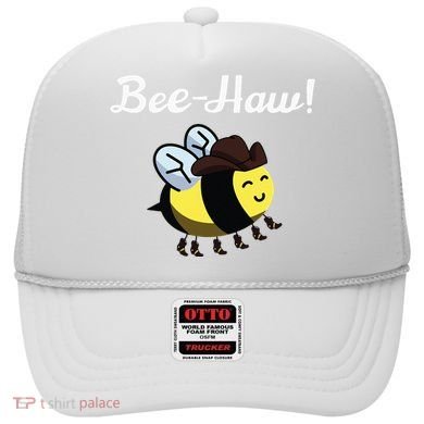 Bee Haw Honeybee Yeehaw Cow Ranch Bumblebee Farm Cow Hat