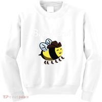 Bee Haw Honeybee Yeehaw Cow Ranch Bumblebee Farm Cow Kids Sweatshirt thumb 0