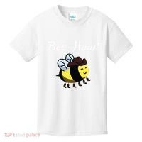 Bee Haw Honeybee Yeehaw Cow Ranch Bumblebee Farm Cow Kids T-Shirt thumb 0