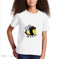 Bee Haw Honeybee Yeehaw Cow Ranch Bumblebee Farm Cow Kids T-Shirt thumb 2
