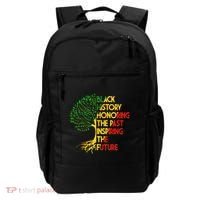Black History Honoring The Past Inspiring The Future Tree Backpack thumb 0