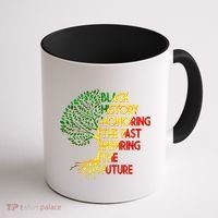 Black History Honoring The Past Inspiring The Future Tree Coffee Mug thumb 1