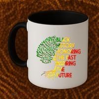 Black History Honoring The Past Inspiring The Future Tree Coffee Mug thumb 2