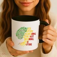 Black History Honoring The Past Inspiring The Future Tree Coffee Mug thumb 3