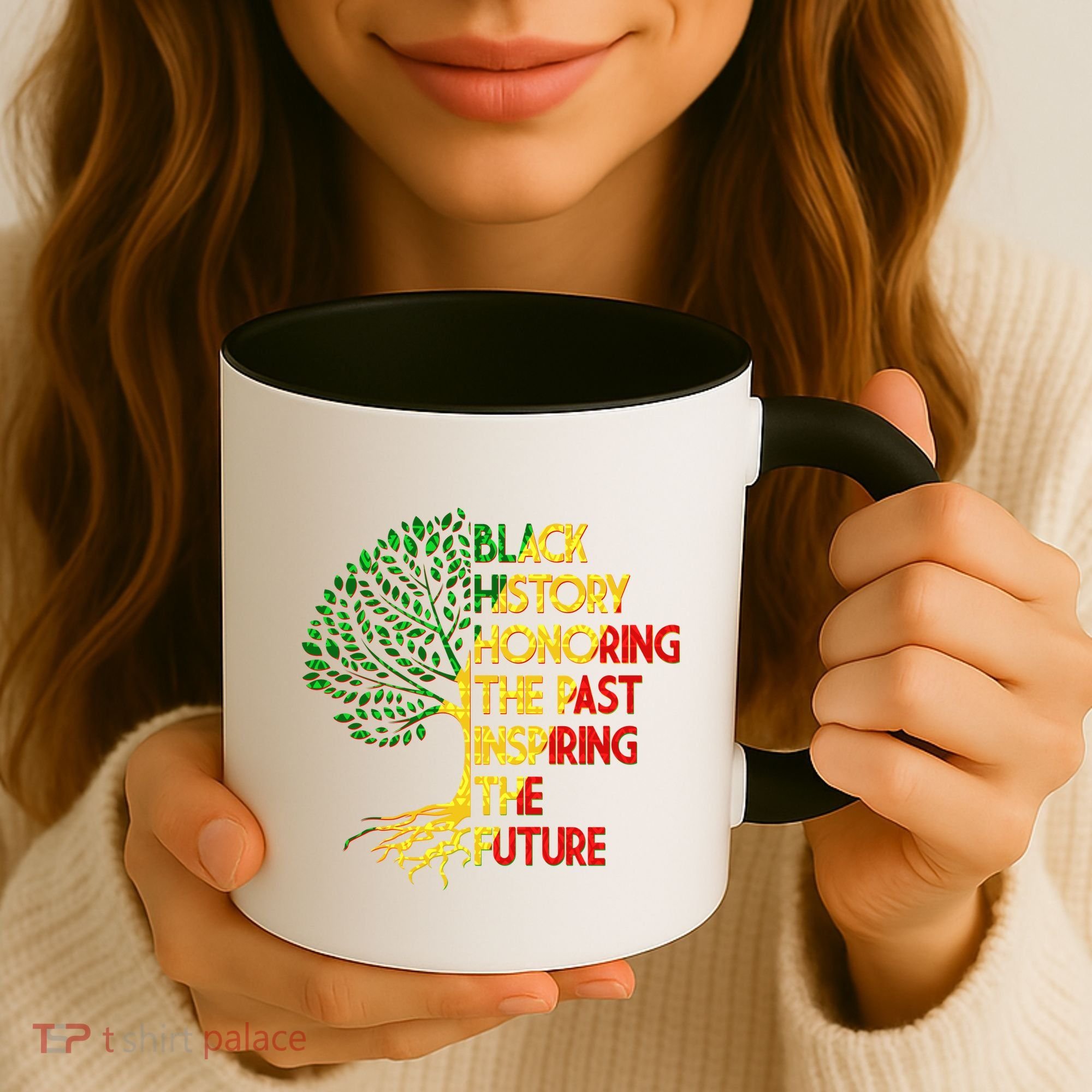 Black History Honoring The Past Inspiring The Future Tree Coffee Mug