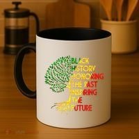 Black History Honoring The Past Inspiring The Future Tree Coffee Mug thumb 4
