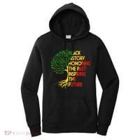 Black History Honoring The Past Inspiring The Future Tree Women's Hoodie thumb 0