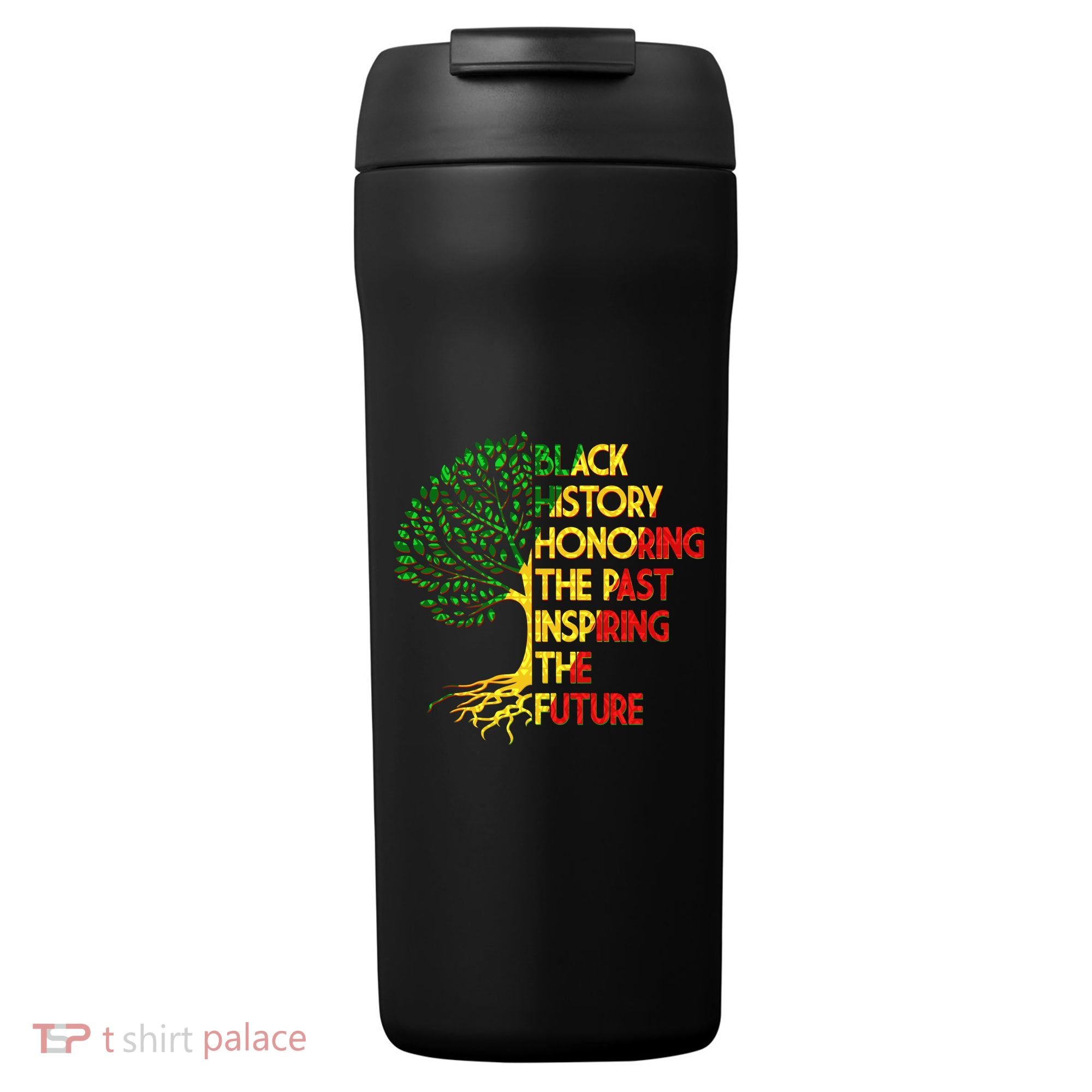 Black History Honoring The Past Inspiring The Future Tree 24oz Duet Stainless Steel Tumbler