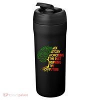 Black History Honoring The Past Inspiring The Future Tree 24oz Duet Stainless Steel Tumbler thumb 3