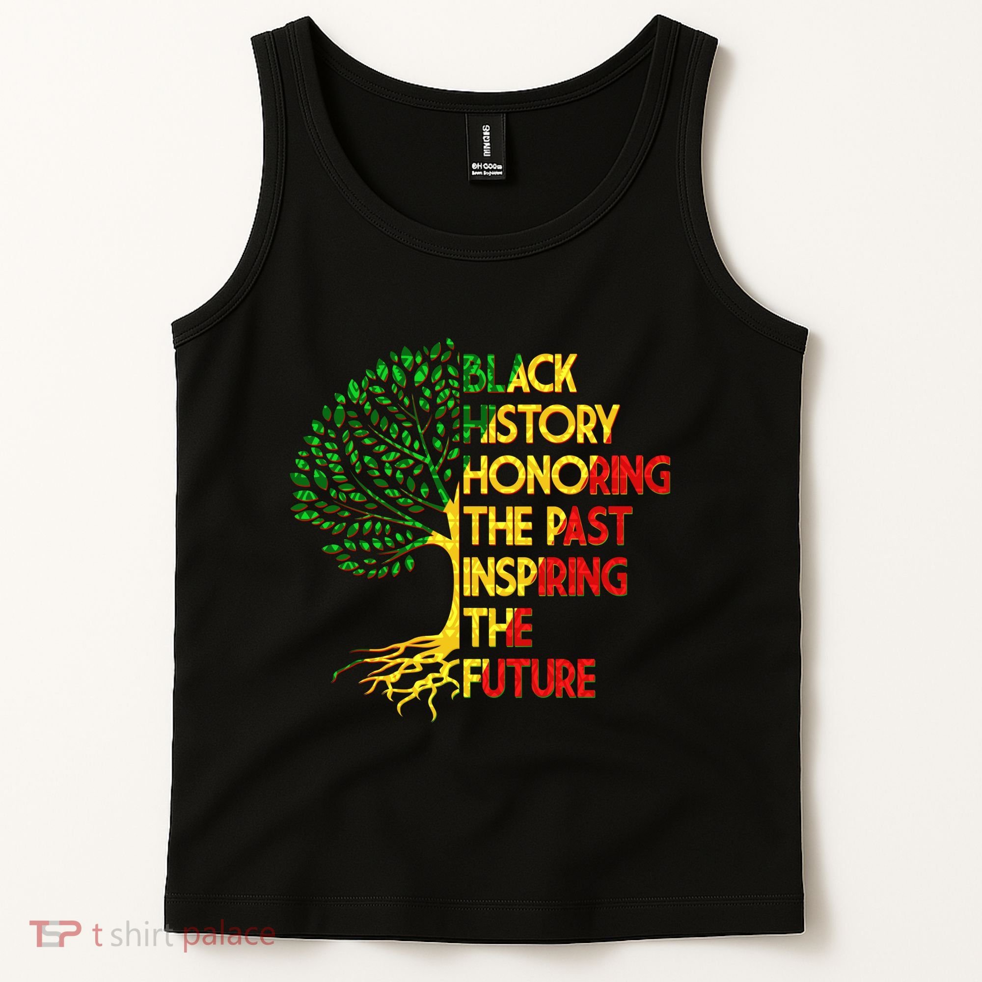 Black History Honoring The Past Inspiring The Future Tree Tank Top