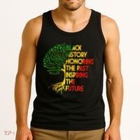 Black History Honoring The Past Inspiring The Future Tree Tank Top thumb 3