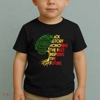 Black History Honoring The Past Inspiring The Future Tree Toddler T-Shirt thumb 2
