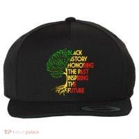Black History Honoring The Past Inspiring The Future Tree Wool Snapback Cap thumb 0