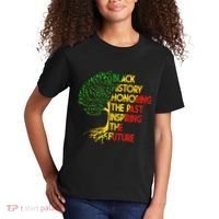 Black History Honoring The Past Inspiring The Future Tree Kids T-Shirt thumb 2