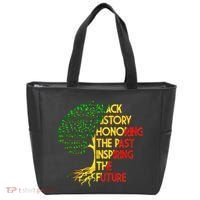 Black History Honoring The Past Inspiring The Future Tree Tote Bag thumb 0