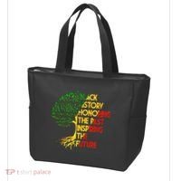 Black History Honoring The Past Inspiring The Future Tree Tote Bag thumb 3