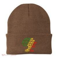 Black History Honoring The Past Inspiring The Future Tree Beanie thumb 0