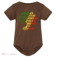 Black History Honoring The Past Inspiring The Future Tree Baby Bodysuit thumb 0