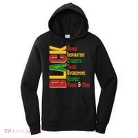Black History Honor Inspiration Strength Truth Overcoming Respect Yours And Mine Women's Hoodie thumb 0