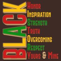 Black History Honor Inspiration Strength Truth Overcoming Respect Yours And Mine Coaster thumb 2