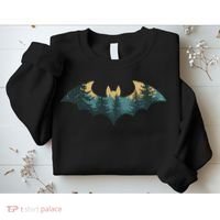 Bat Hunting Hiking Outdoor Camping Forest Women Bat Sweatshirt thumb 2