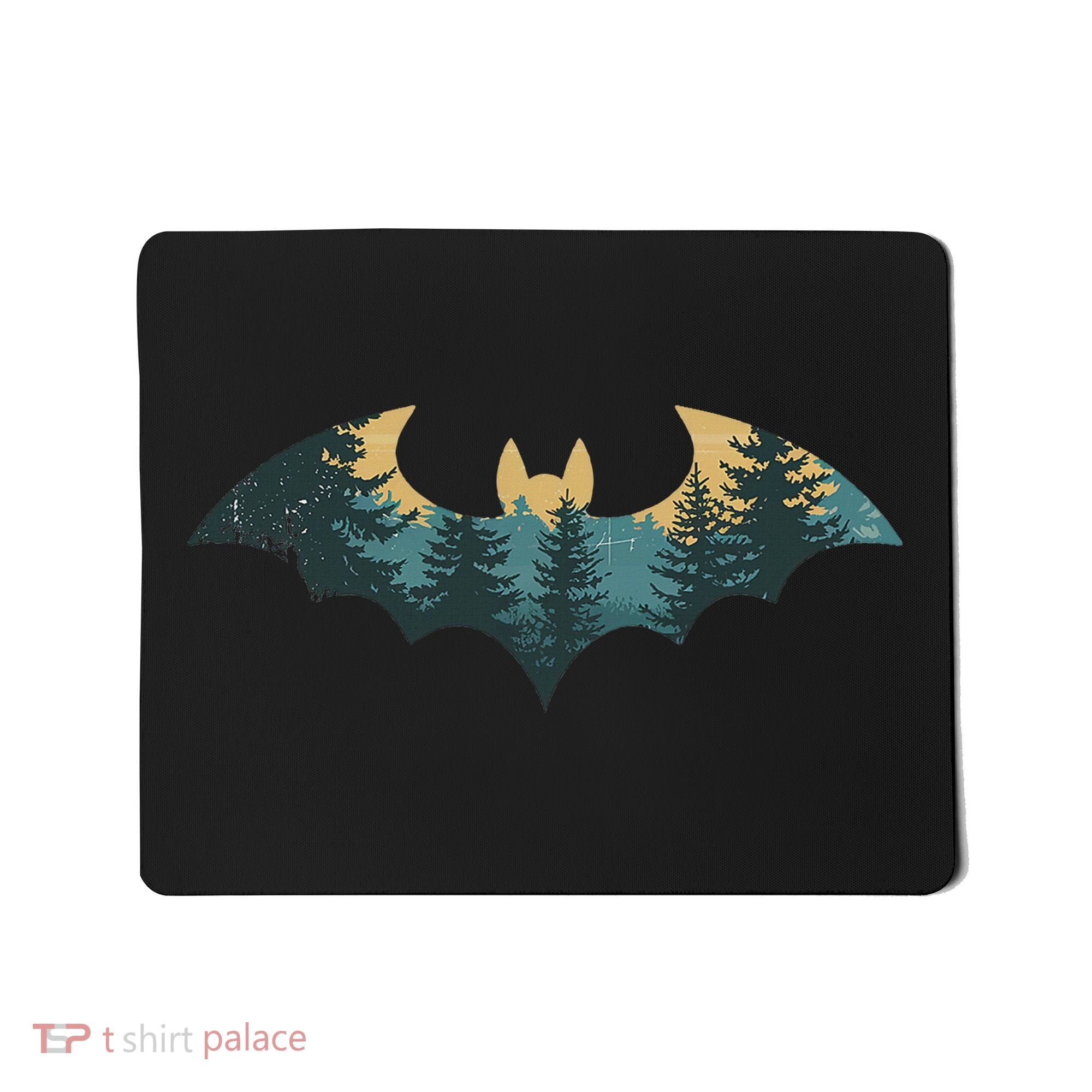 Bat Hunting Hiking Outdoor Camping Forest Women Bat Mousepad