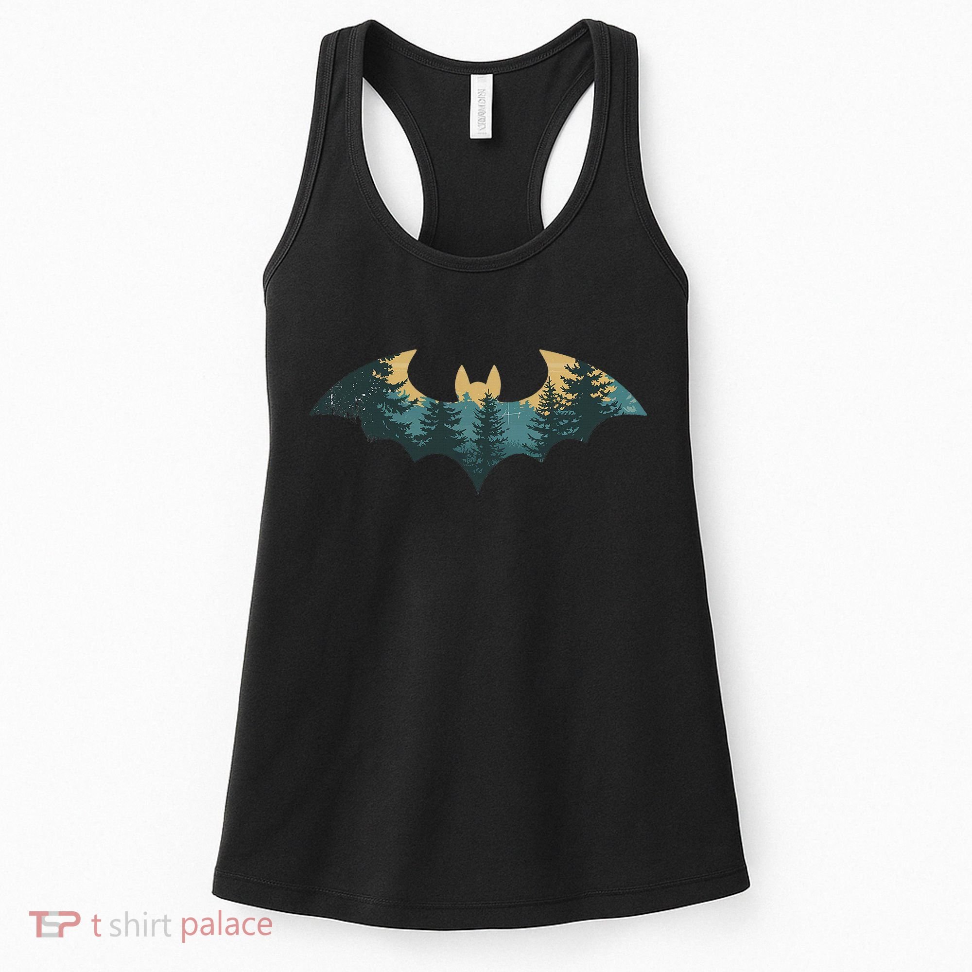 Bat Hunting Hiking Outdoor Camping Forest Women Bat Women's Tank Top