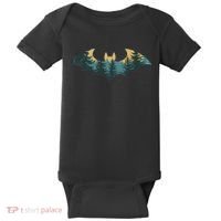 Bat Hunting Hiking Outdoor Camping Forest Women Bat Baby Bodysuit thumb 0