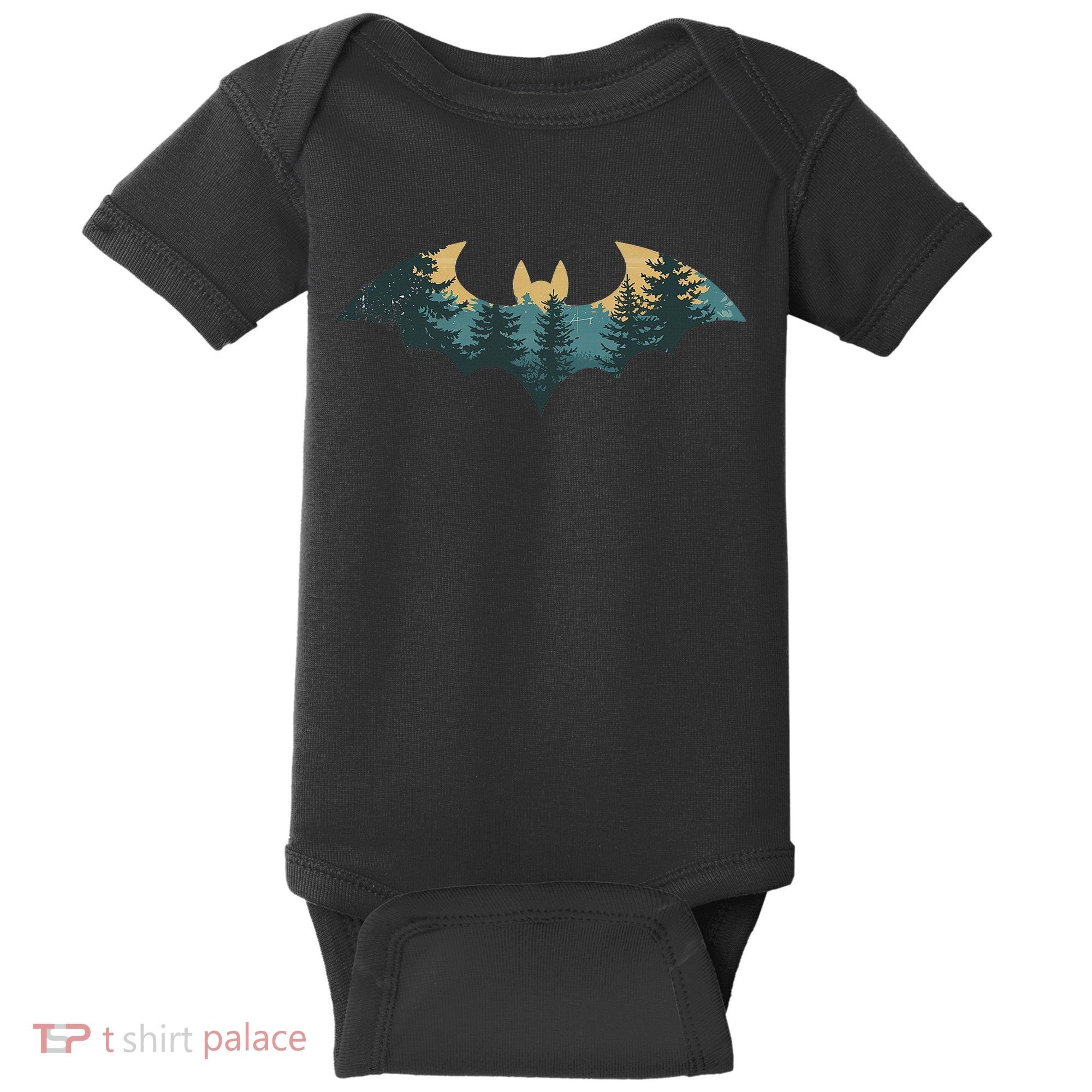 Bat Hunting Hiking Outdoor Camping Forest Women Bat Baby Bodysuit