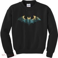 Bat Hunting Hiking Outdoor Camping Forest Women Bat Kids Sweatshirt thumb 0