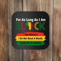 Black History Historic Month Coaster thumb 0