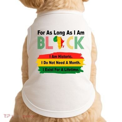Black History Historic Month Doggie Tank