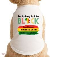 Black History Historic Month Doggie Tank thumb 0