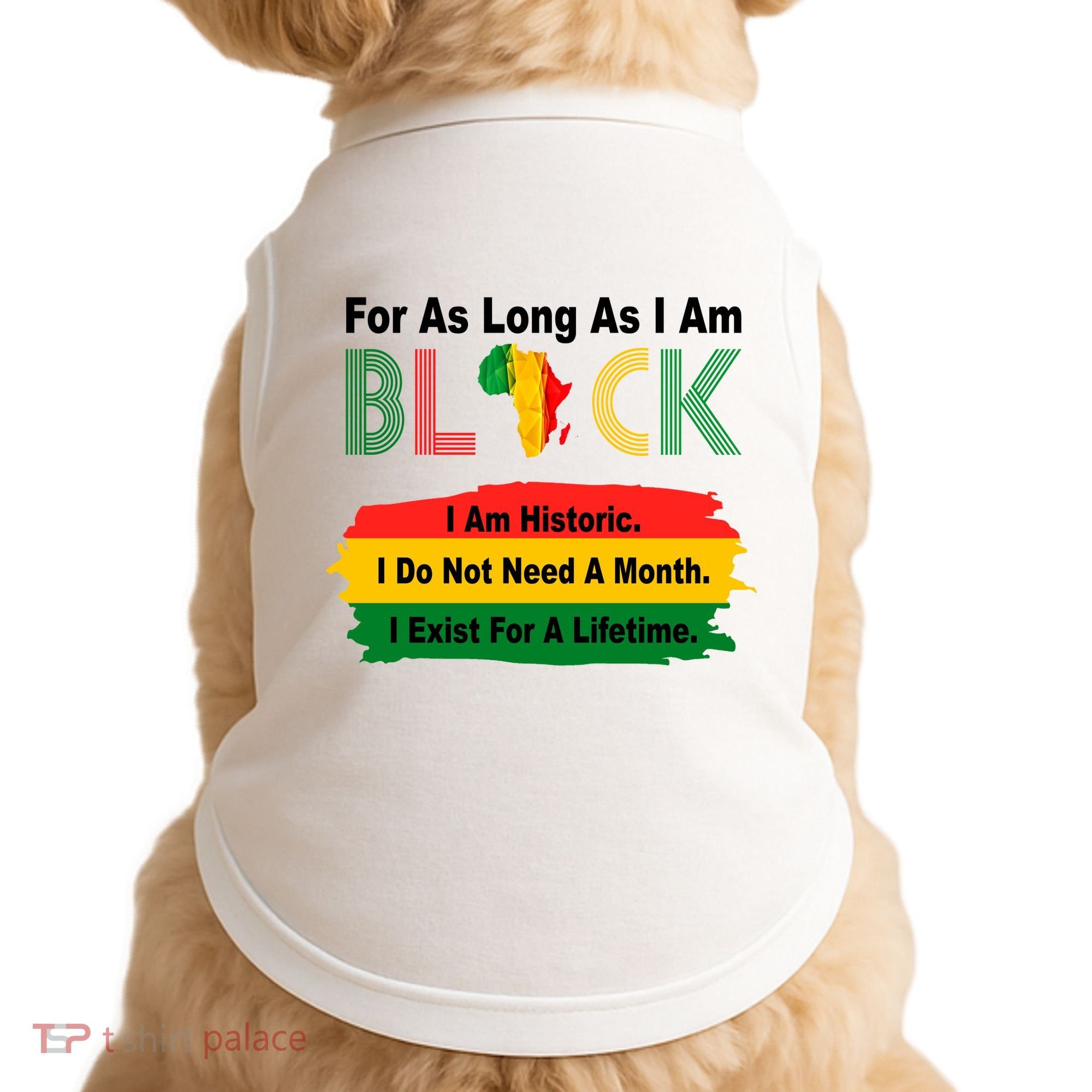 Black History Historic Month Doggie Tank