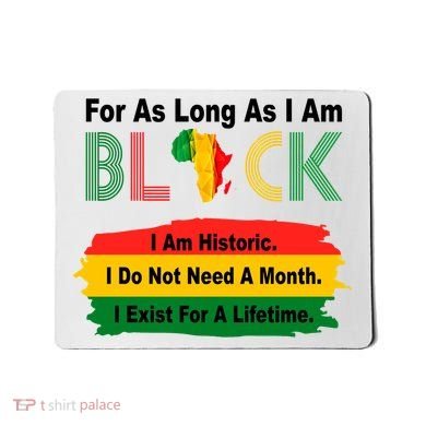Black History Historic Month Mousepad