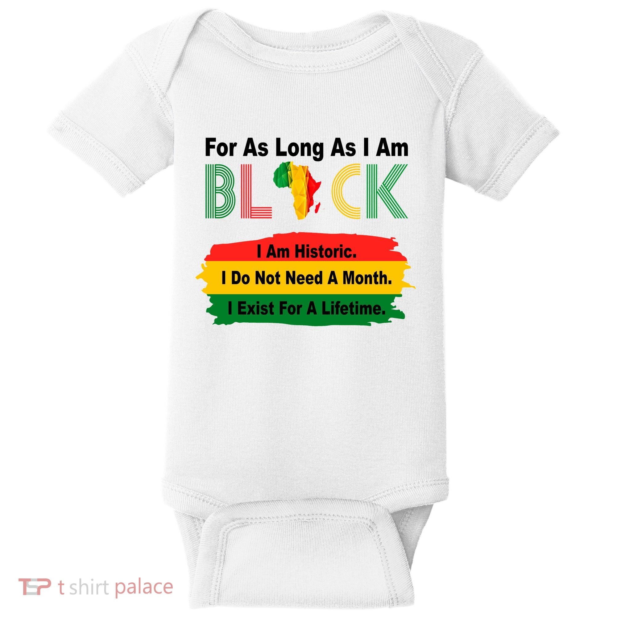Black History Historic Month Baby Bodysuit