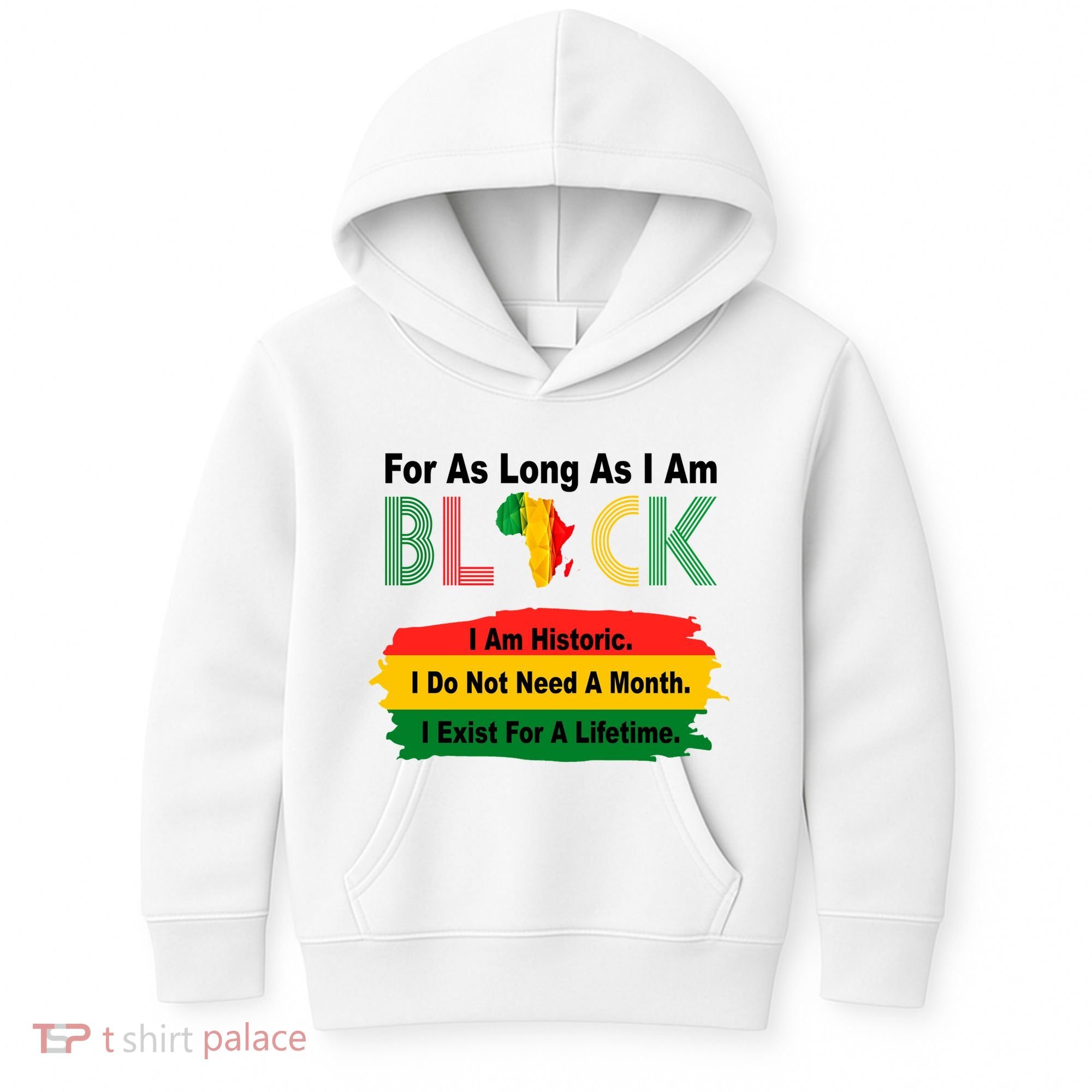 Black History Historic Month Kids Hoodie