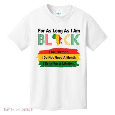 Black History Historic Month Kids T-Shirt