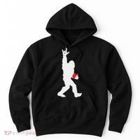 Bigfoot Holding Heart Valentines Day I Love You Hand For Asl Hoodie thumb 0