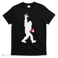 Bigfoot Holding Heart Valentines Day I Love You Hand For Asl T-Shirt thumb 0