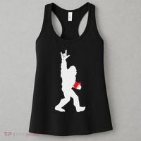 Bigfoot Holding Heart Valentines Day I Love You Hand For Asl Women's Tank Top thumb 3